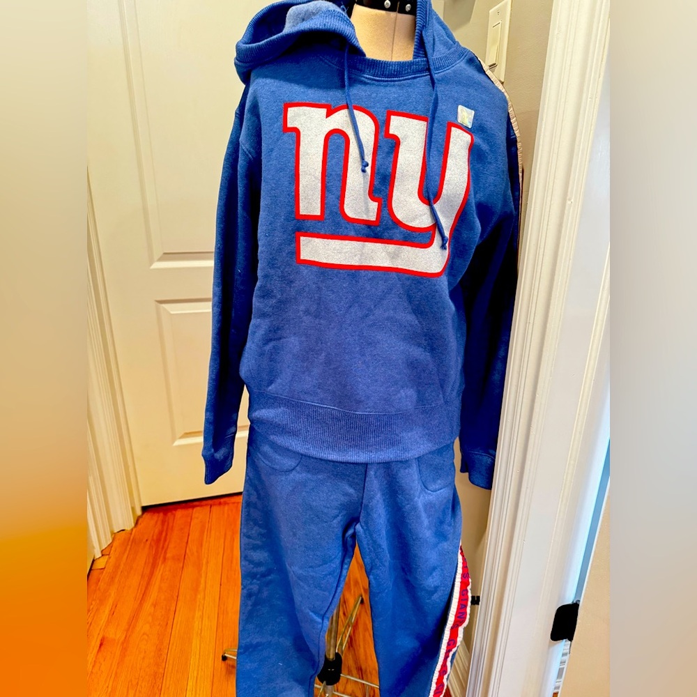 Junk food clothingg NY GIANTS sweater and sweatpants
